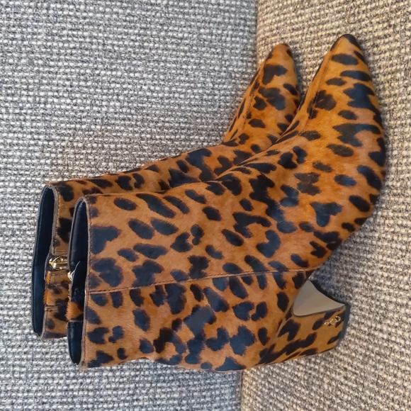 Sam Edelman Shoes - Sam Edelman "Hilty" Cheetah Leopard booties chunky block heel